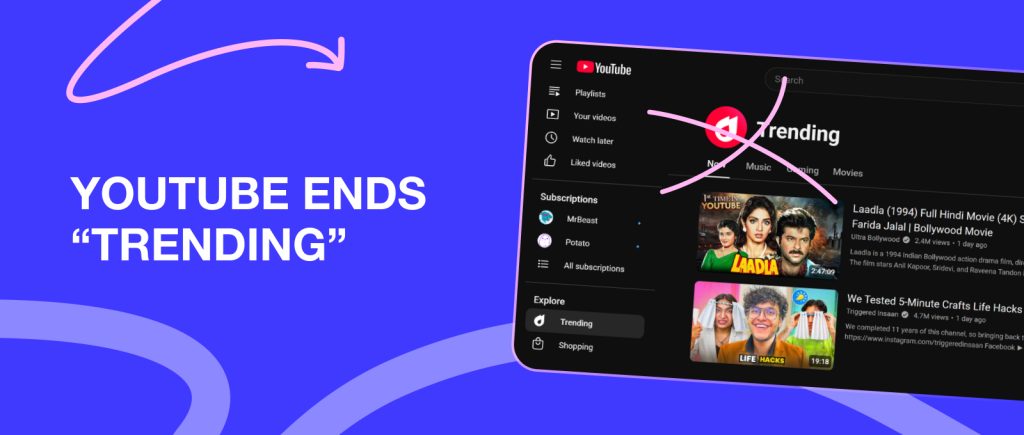 No Trending Section