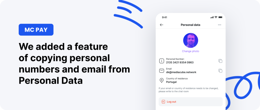 copying personal numbers