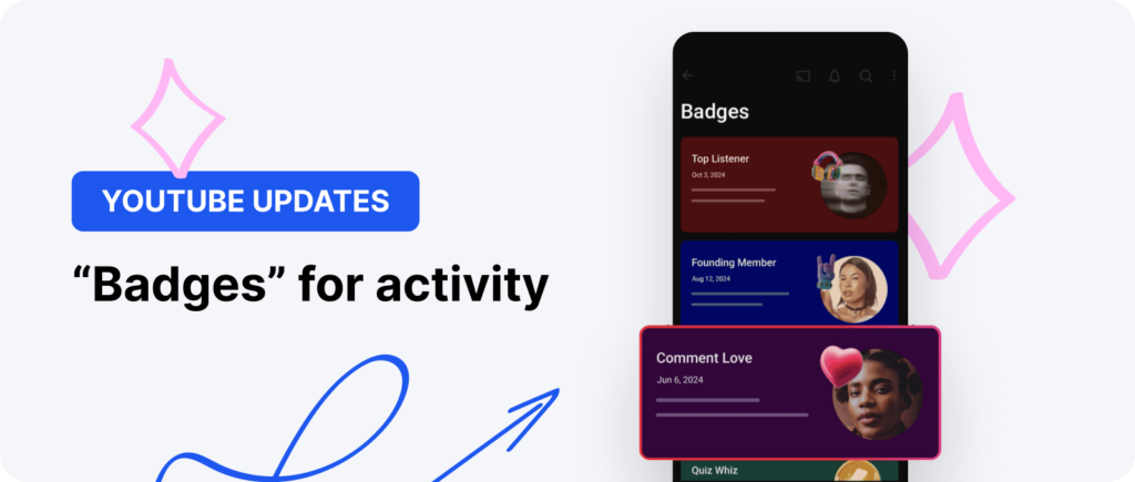 Badges for activity
