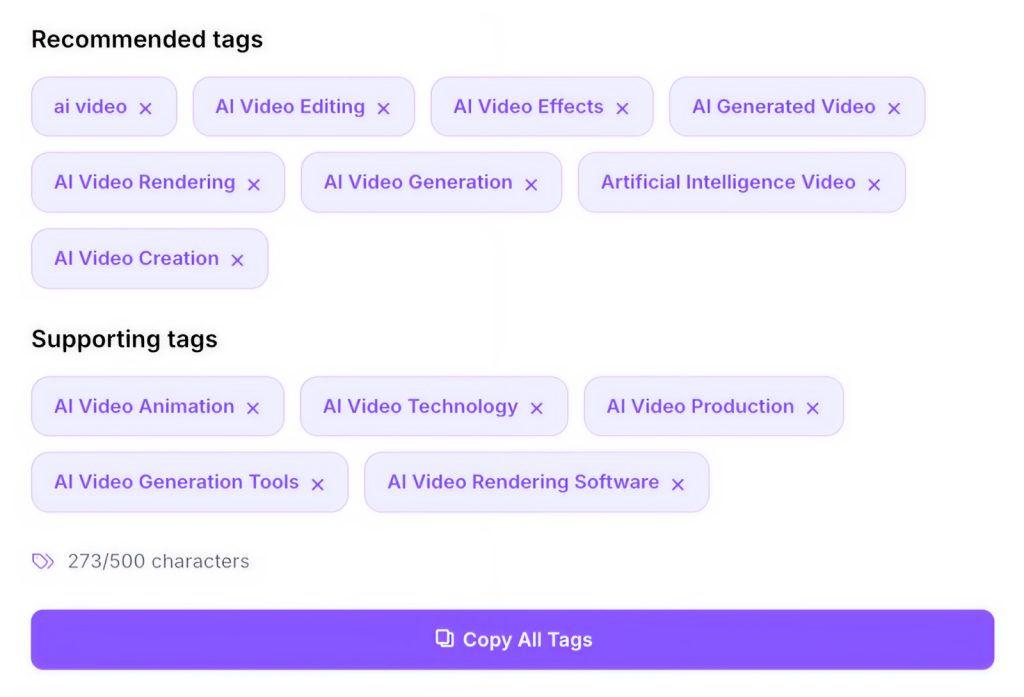 tags example